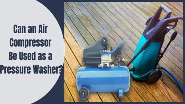 how to convert air compressor to pressure washer