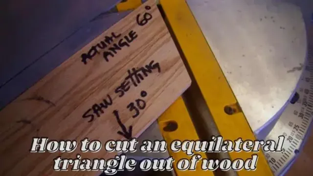 how to cut a triangle out of wood 1 how to cut a triangle out of wood