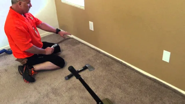 how to cut carpet with utility knife