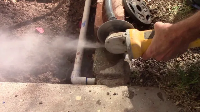 how to cut concrete with an angle grinder