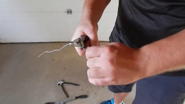 how to cut curtain wire without wire cutters
