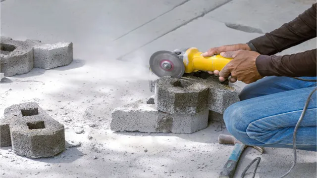 how to cut curves in pavers with angle grinder