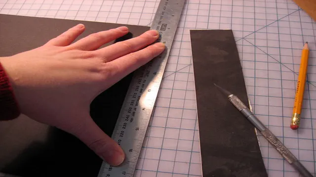 how to cut mat board with utility knife