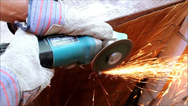 how to cut with an angle grinder