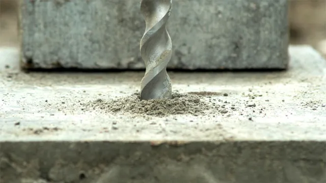 how to drill into concrete without a hammer drill