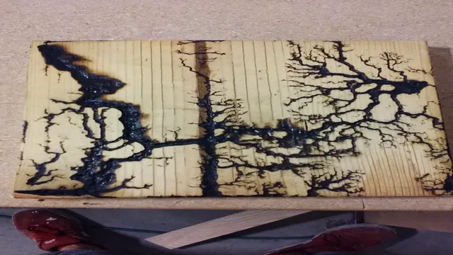 how to electrify wood with battery charger