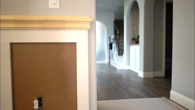 how to end wainscoting on an outside corner