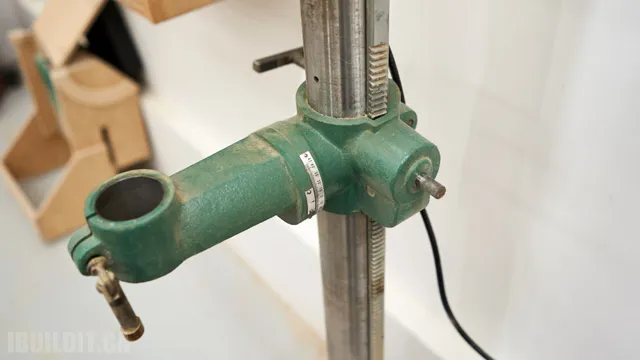 how to extend a drill press column