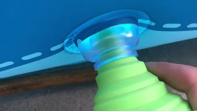 how to fill inflatable pool with air compressor