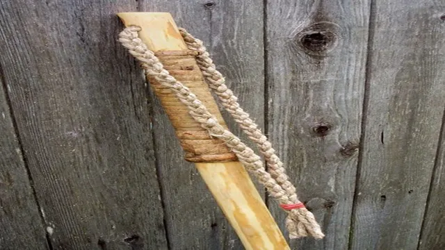 how to finish a walking stick
