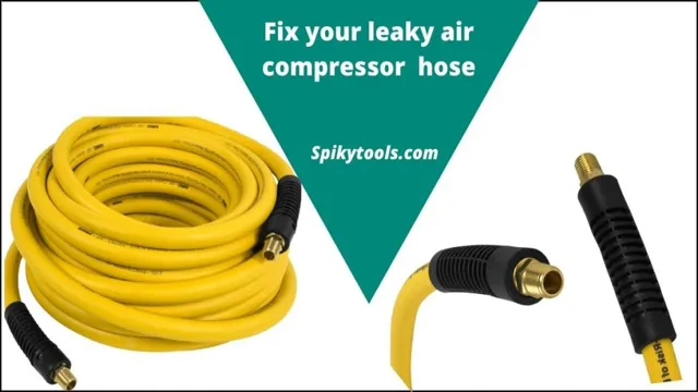how to fix leaking air compressor hose