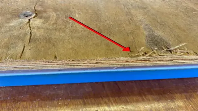 how to fix plywood tearout