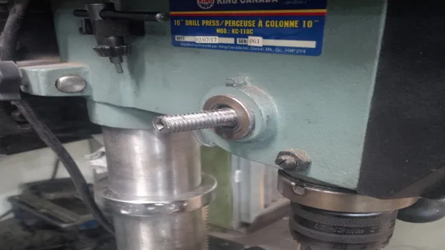 how to fix the spring on a drill press
