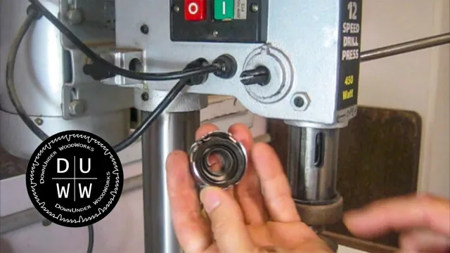 how to fix the spring on a drill press