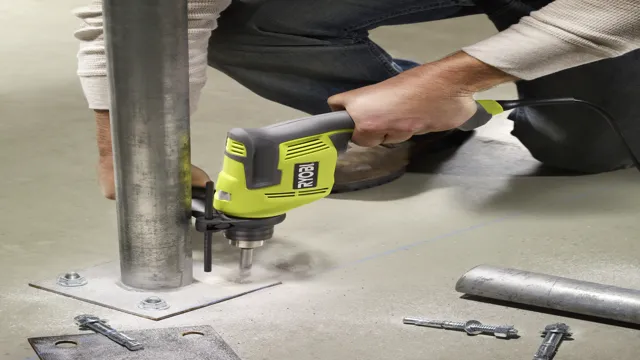 how to hammer drill into concrete
