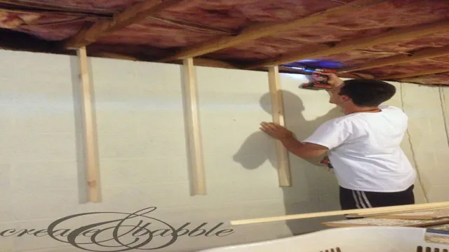 how to hang pegboard on concrete wall