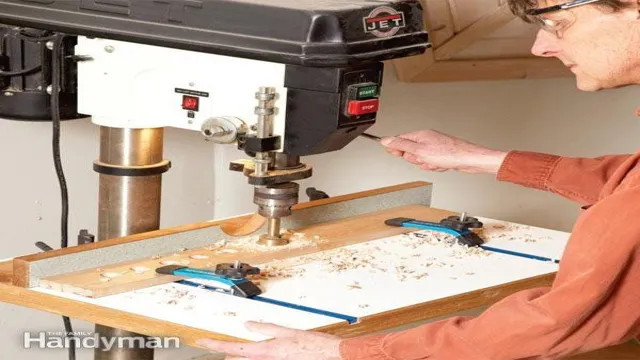 how to hold small objects when using a drill press