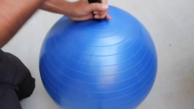 how to inflate exercise ball with air compressor