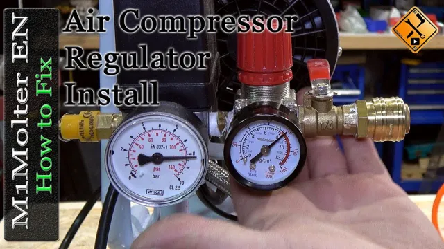 how to install air compressor regulator