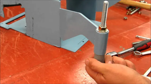 how to install casters on a drill press