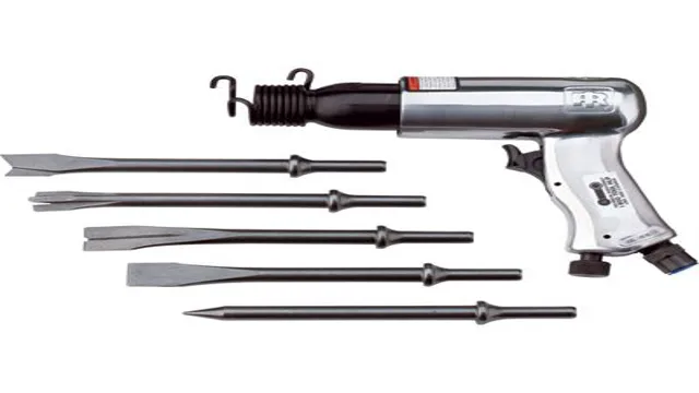 how to install chisel in air hammer