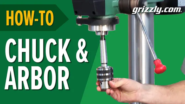 how to install chuck on drill press