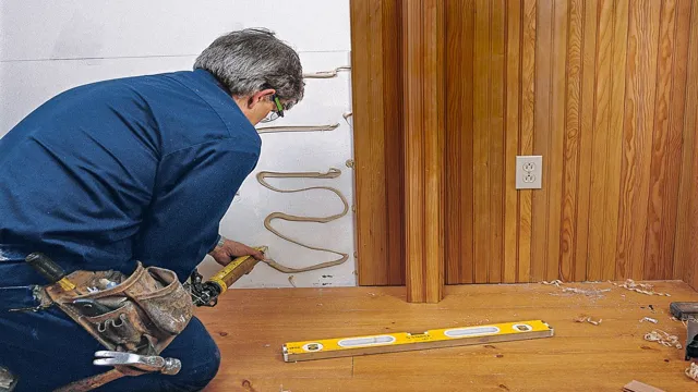 how to install wall paneling on studs