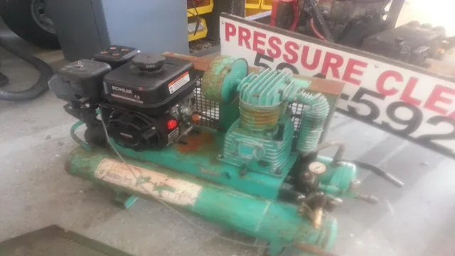 how to keep air compressor from walking