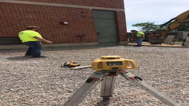 how to laser level ground