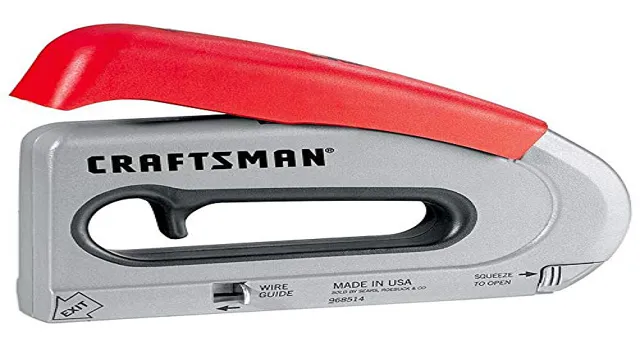 how to load a staple gun craftsman