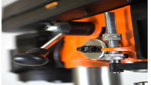 how to lock wen drill press in position