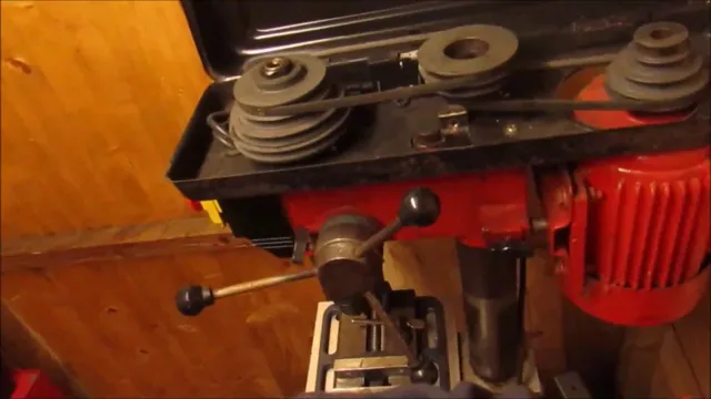 how to lower speed on a drill press
