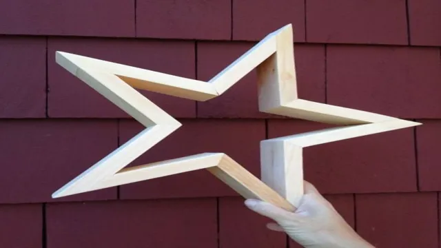 how to make a 3d wooden star