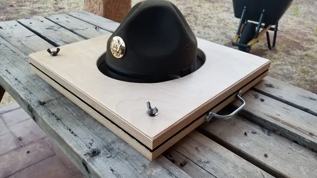 how to make a drill sergeant hat press