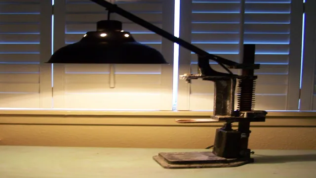how to make a lamp out og a drill press