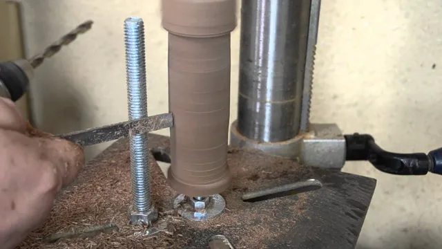 how to make a lathe out of a drill press