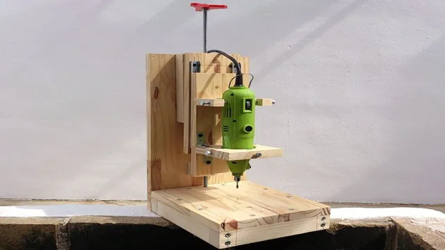 how to make a motor drill and drill press