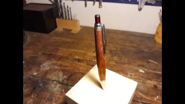 how to make a pen without a drill press