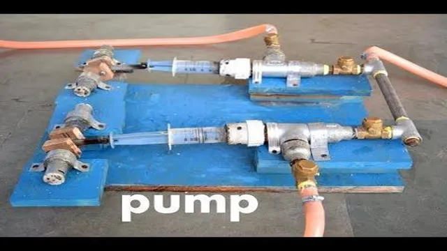 how to make a water pump with an air compressor