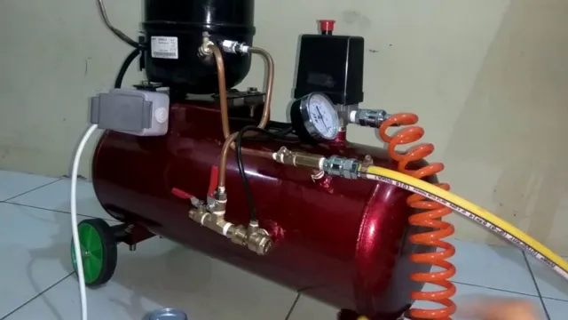 how to make a water pump with an air compressor