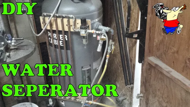 how to make a water separator for air compressor