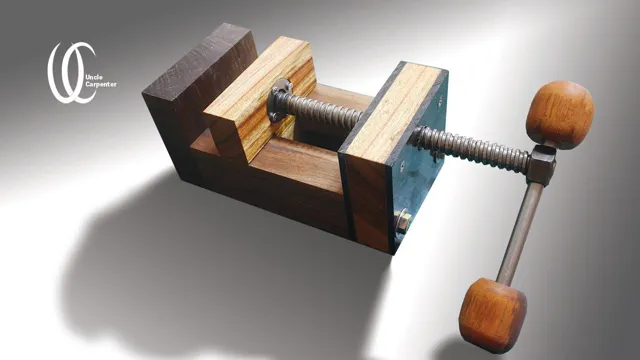 how to make a wooden drill press vise