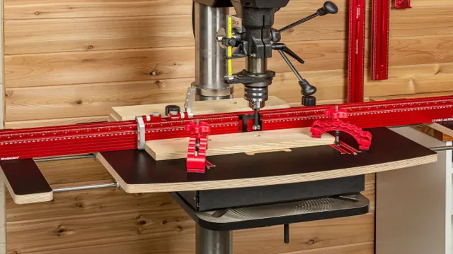 how to make a woodpeckers drill press table