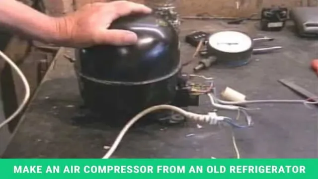 how to make air compressor from refrigerator