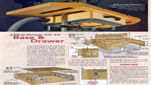how to make drill press table pdf