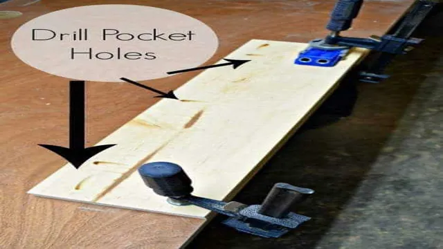 how to make pocket holes with a drill press