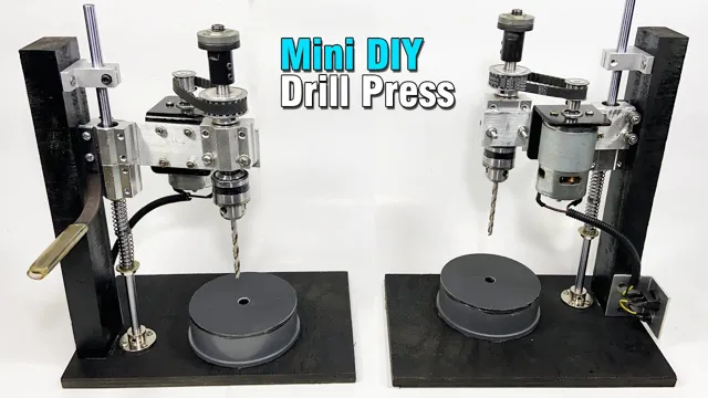how to make powerful drill press 12volt with 775 motor