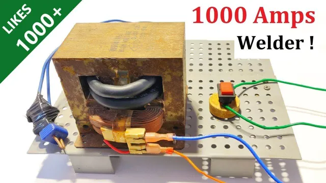 how to make welding machine from microwave transformer