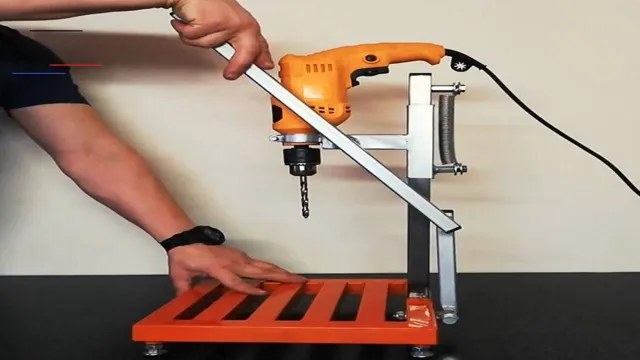 how to make your own drill press
