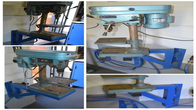 how to measure the swing on a drill press
